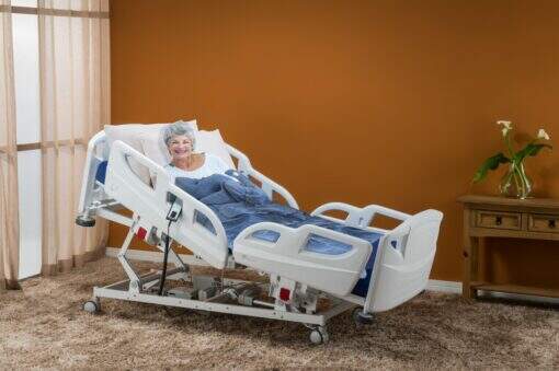 CAMA HOSPITALAR MOTORIZADA 8 MOVIMENTOS - SUPER LUXO