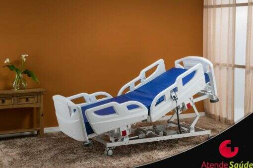 CAMA HOSPITALAR MOTORIZADA 8 MOVIMENTOS - SUPER LUXO - Imagem 2