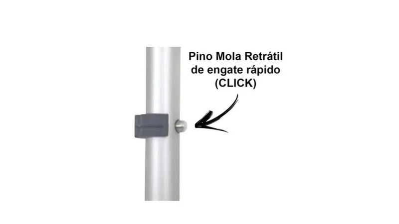 Bengala / bastão tipo T em Alumínio com Regulagem de Altura - Imagem 2